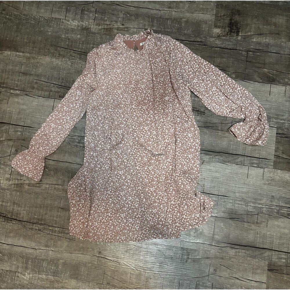Versona Women’s Floral Dress Size Small‎ Long Sleeve Boho Casual Shift